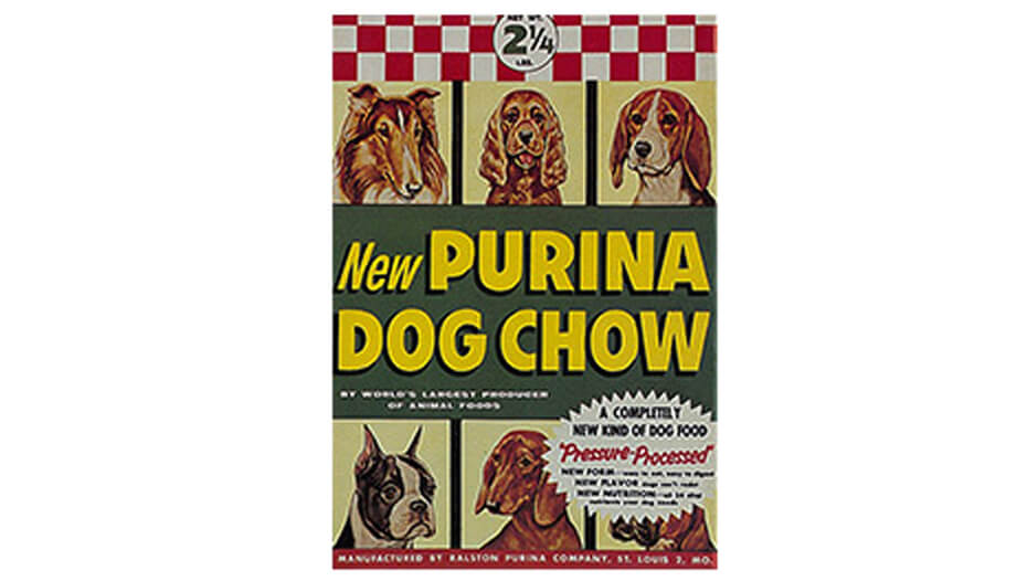Nieuwe Purina Dog Chow-poster