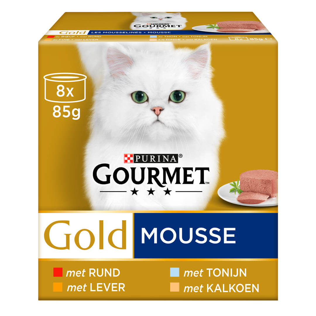 GOURMET™ Mousse Lever, Rund kattenvoer | Purina