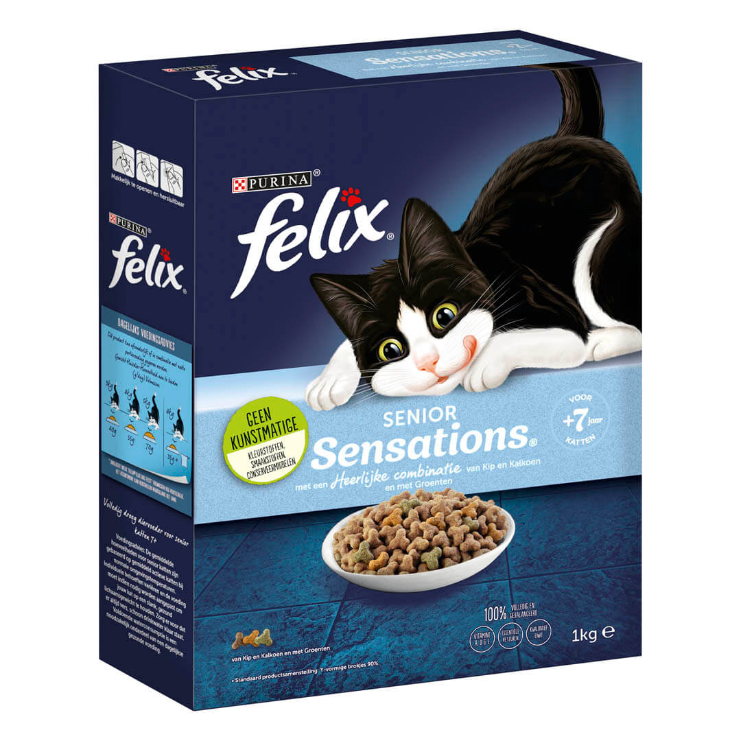 kattenvoer Senior Sensations brokken | Purina