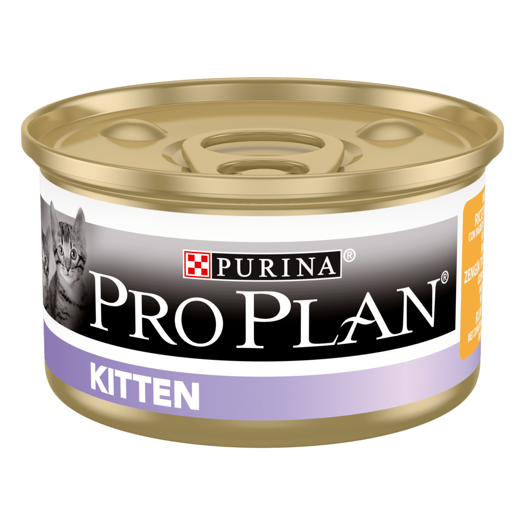 Pro Plan Baby Kitten Mousse Pollo 24X85Gr - Suministros de Zootecnia S.L