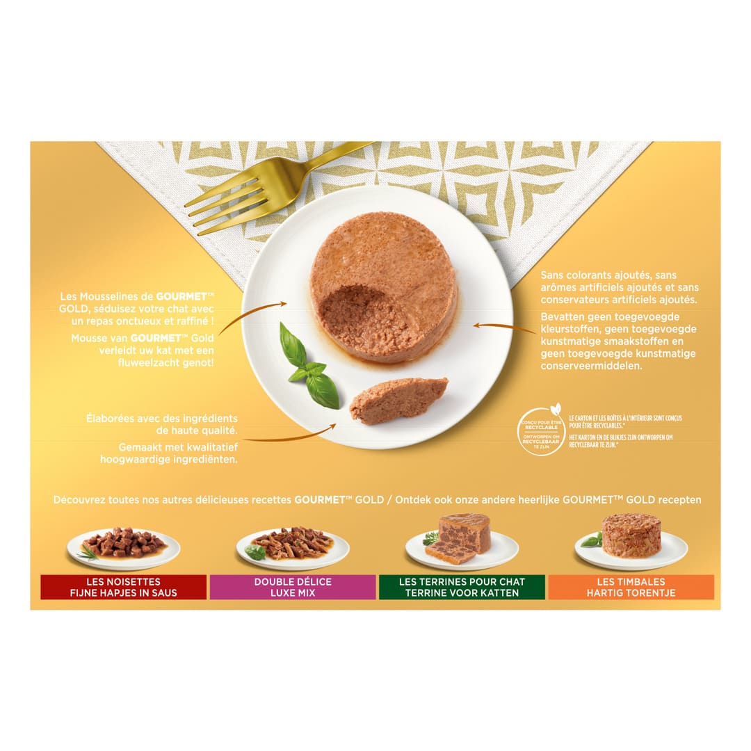 Klantenbeoordelingen over Gourmet Revelations Mousse Kattenvoer