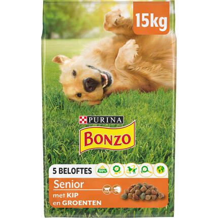 Bonzo hondenvoer Senior Kip MHI