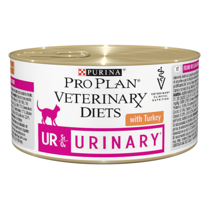 PRO PLAN® VETERINARY DIETS Feline UR St/Ox Urinary Mousse kalkoen