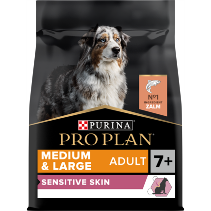 Pro Plan hondenvoer senior gevoelige huid zalm MHI