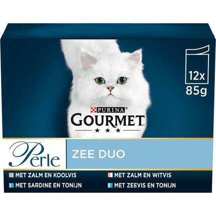 GOURMET™ Perle Duo Mini Filets in saus kattenvoer nat