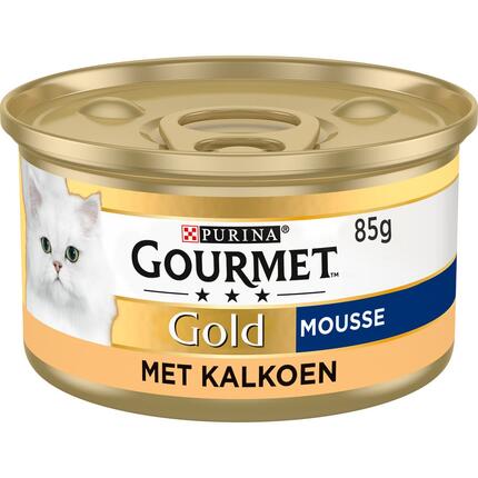 GOURMET™ Gold Mousse met Kalkoen kattenvoer nat
