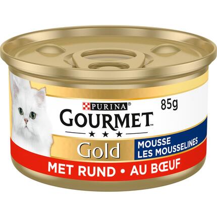 GOURMET™ Gold Mousse met Rund kattenvoer nat