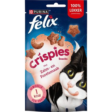 FELIX® Crispies met Zalm- & Forelsmaak kattensnacks