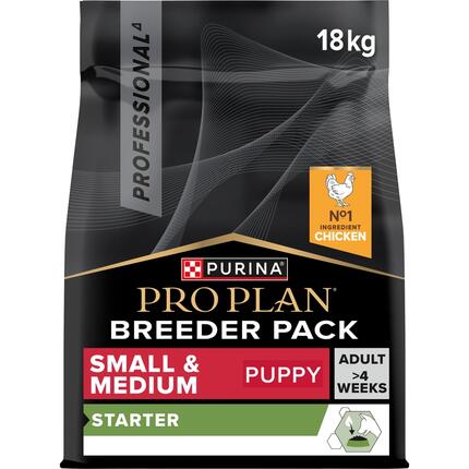 PRO PLAN® Small & Medium Puppy Starter Rijk aan Kip hondenvoer