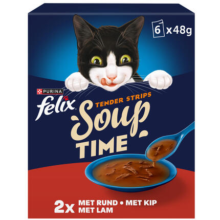FELIX® Soup Filets Farm Selectie kattenvoer nat