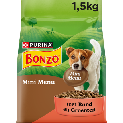 BONZO® Mini Menu met Rund hondenvoer