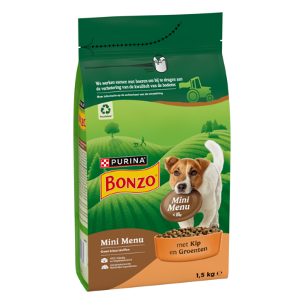 BONZO® Mini Menu met Kip hondenvoer