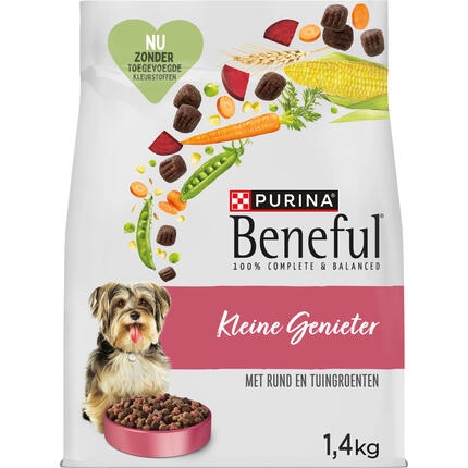 BENEFUL® Kleine Genieter met Rund en Tuingroenten hondenvoer