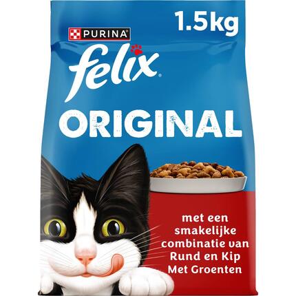 FELIX® Original met Rund en Kip en met Groenten Kattenvoer