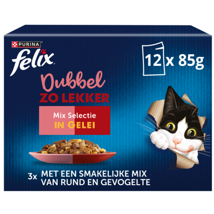 Felix kattenvoer Elke Dag Feest Dubbel Mix vooraanzicht