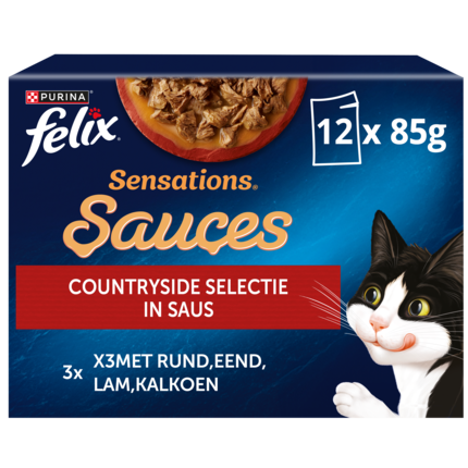 Felix kattenvoer Sensations Saus countryside selectie vooraanzicht