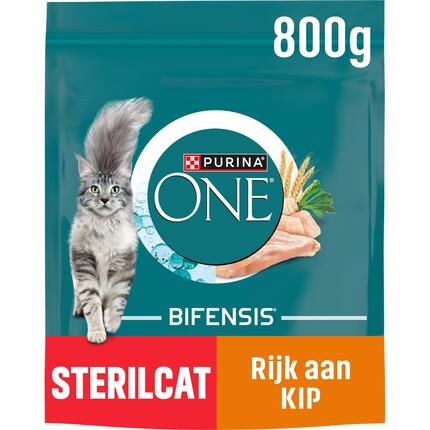 PURINA ONE® Sterilcat Rijk aan Kip en Tarwe kattenvoer