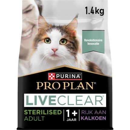 PRO PLAN LIVECLEAR sterilised kalkoen MHI