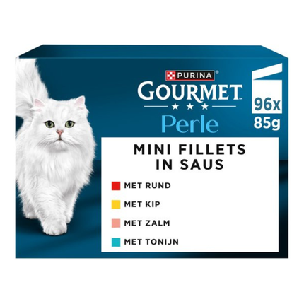 Mini Filets in Saus 96x85 Rund Kip Zalm Tonijn
