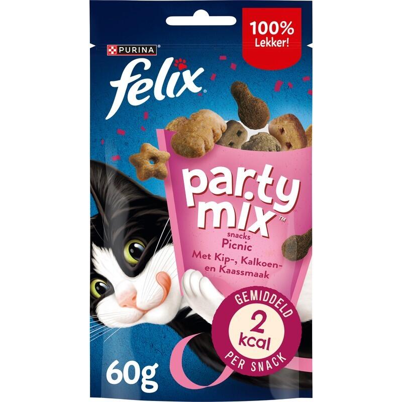FELIX® Party Mix Picnic kattensnacks