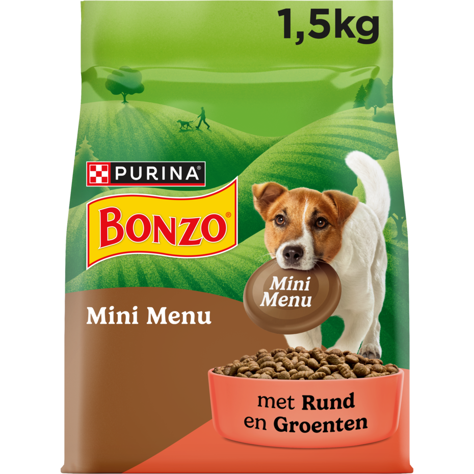 BONZO® Mini Menu met Rund hondenvoer