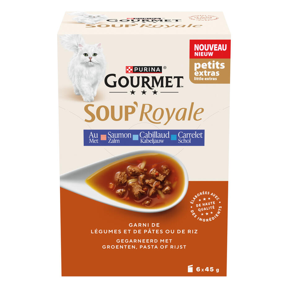 GOURMET™ Soup Royale Vis Kattenvoer Nat