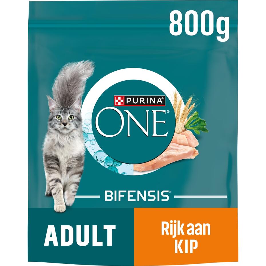 PURINA ONE® Adult Rijk aan Kip en Volkoren Granen kattenvoer