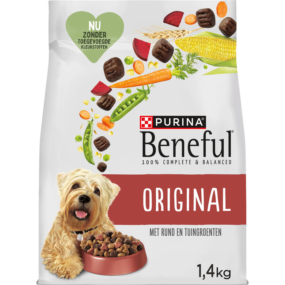 BENEFUL® Original met Rund, Tuingroenten en Vitaminen hondenvoer