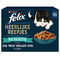 Felix kattenvoer Heerlijke Reepjes Vis MHI