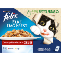 Felix kattenvoer Elke Dag Feest Countryside recyclebaar vooraanzicht