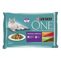 Purina One kattenvoer nat difficult appetite saus voorzijde