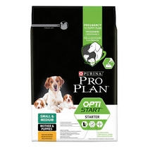 Pro Plan Small Mini puppy starter kip vooraanzicht