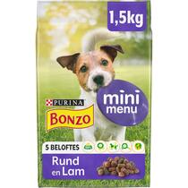 Bonzo hondenvoer Mini Menu Lam Rund vooraanzicht