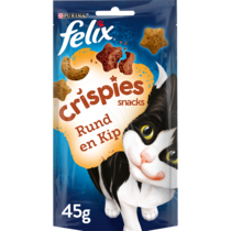 Felix Crispies katten snacks Rund voorzijde