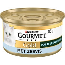 GOURMET™ Gold Malse Lekkernijen met Zeevis kattenvoer nat