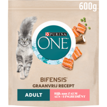 PURINA ONE® Graanvrij Adult Rijk aan Zalm kattenvoer