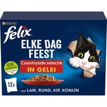 FELIX® Elke Dag Feest Countryside Recyclebaar kattenvoer nat