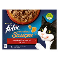 Felix kattenvoer Sensations Saus countryside selectie vooraanzicht