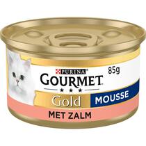 GOURMET™ Gold Mousse met Zalm kattenvoer nat