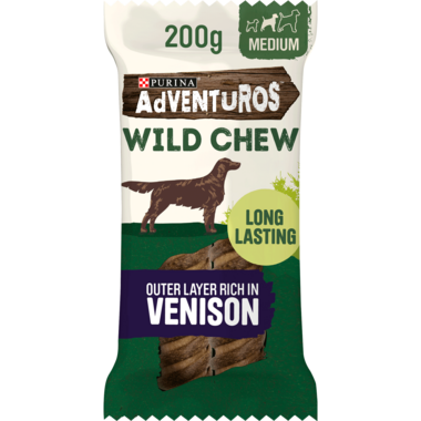 ADVENTUROS® Wild Chew Medium Venison Dog Treats