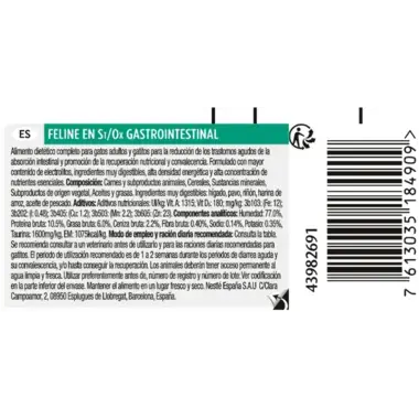 PPVD-EN-St/Ox-Gastrointestinal-mousse-kattenvoer-Achterkant