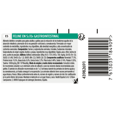 PPVD-EN-St/Ox-Gastrointestinal-mousse-kattenvoer-Achterkant