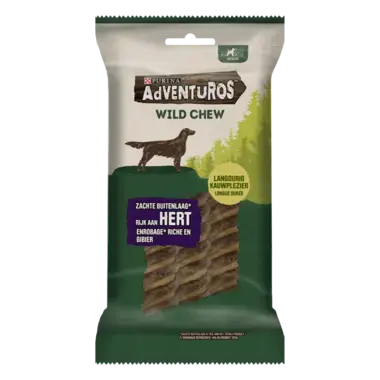Adventuros Wild Chew Hert Medium voorzijde verpakking