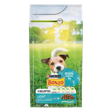 Bonzo hondenvoer Mini Menu Light vooraanzicht