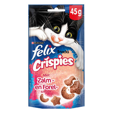 Felix Crispies katten snacks Zalm MHI