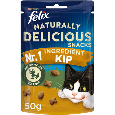 Felix Naturally Delicious katten snacks Kip MHI