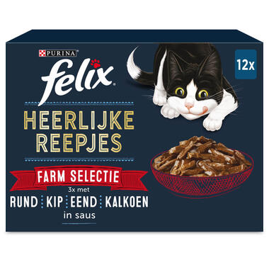 Felix kattenvoer Heerlijke Reepjes Farm MHI