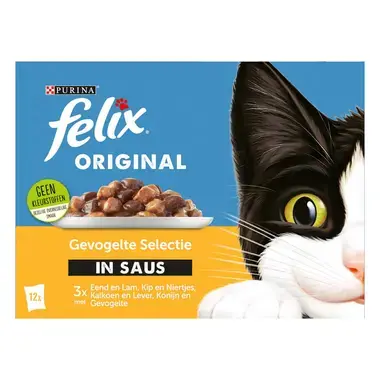 Felix kattenvoer Original Gevogelte vooraanzicht