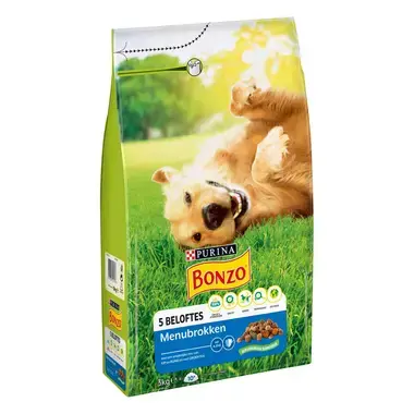 Bonzo Menubrokken Rund Kip vooraanzicht