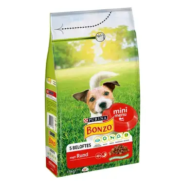 Bonzo hondenvoer Mini Menu Rund voorzijde